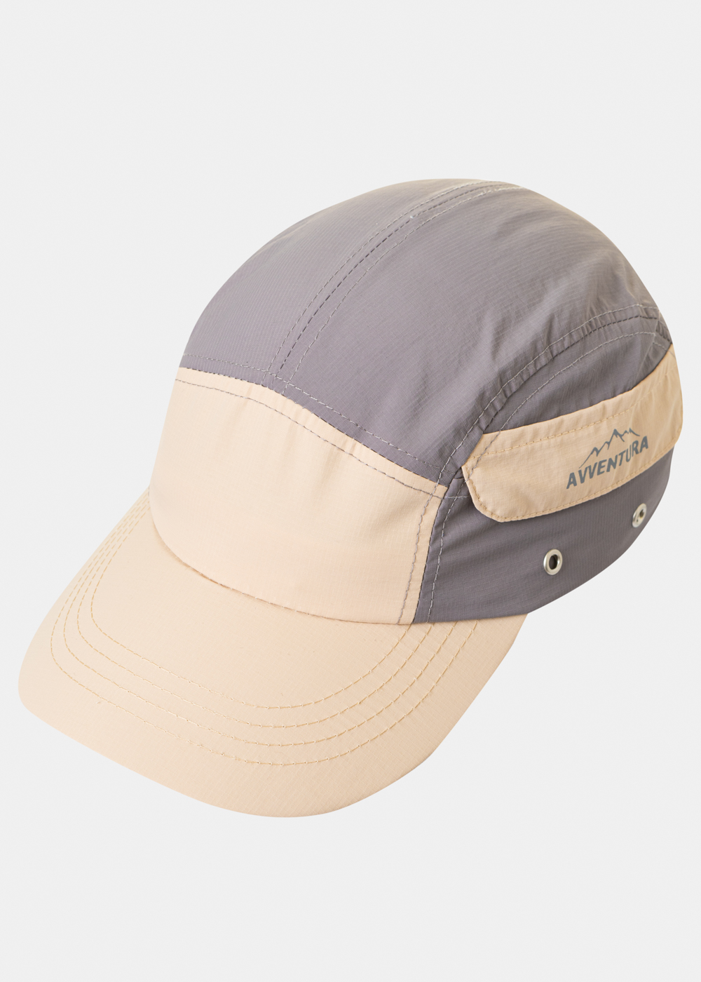 Grey Camper Cap w/ Side Pocket